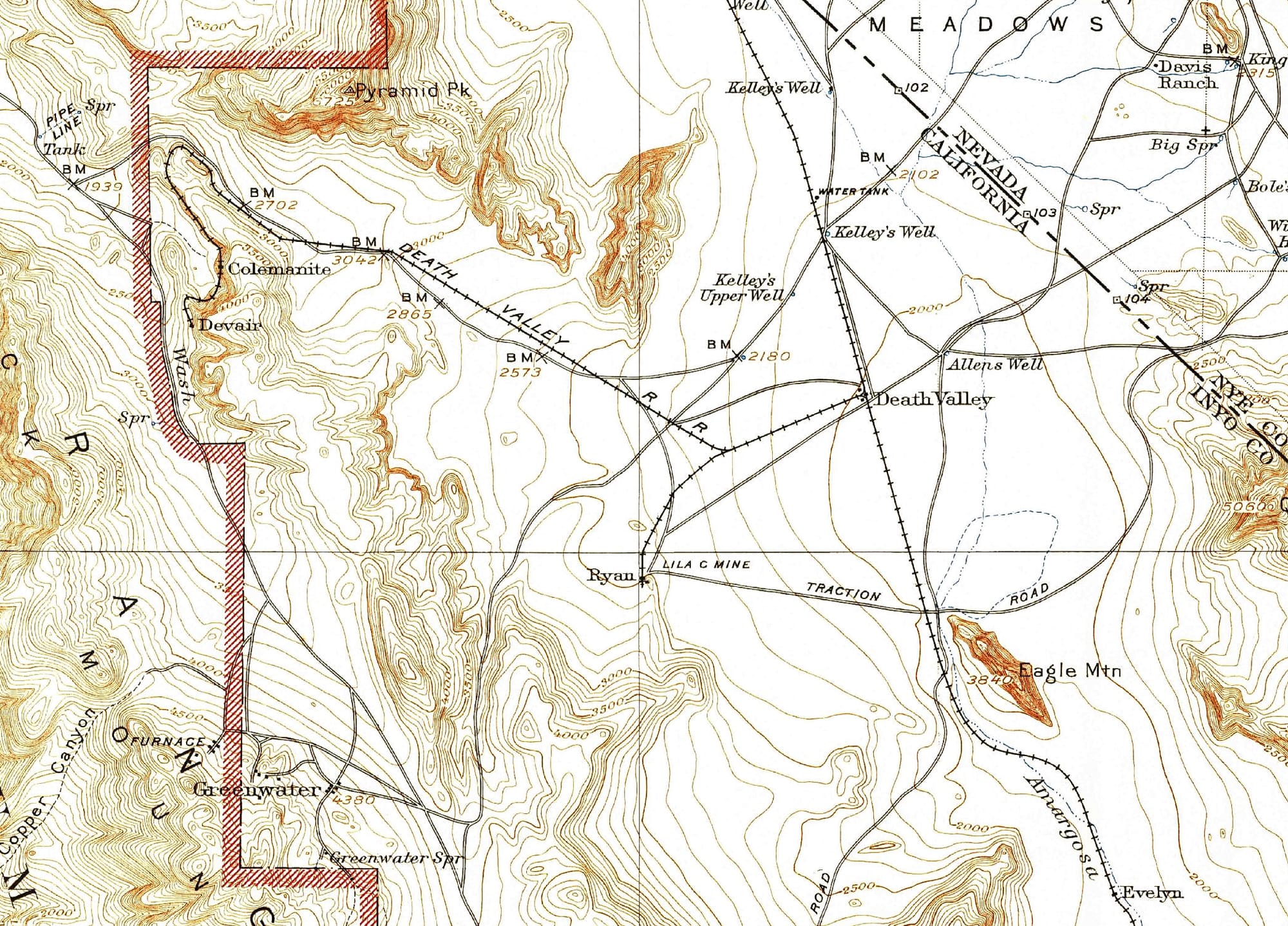 The Death Valley Railroad (Northern Section)