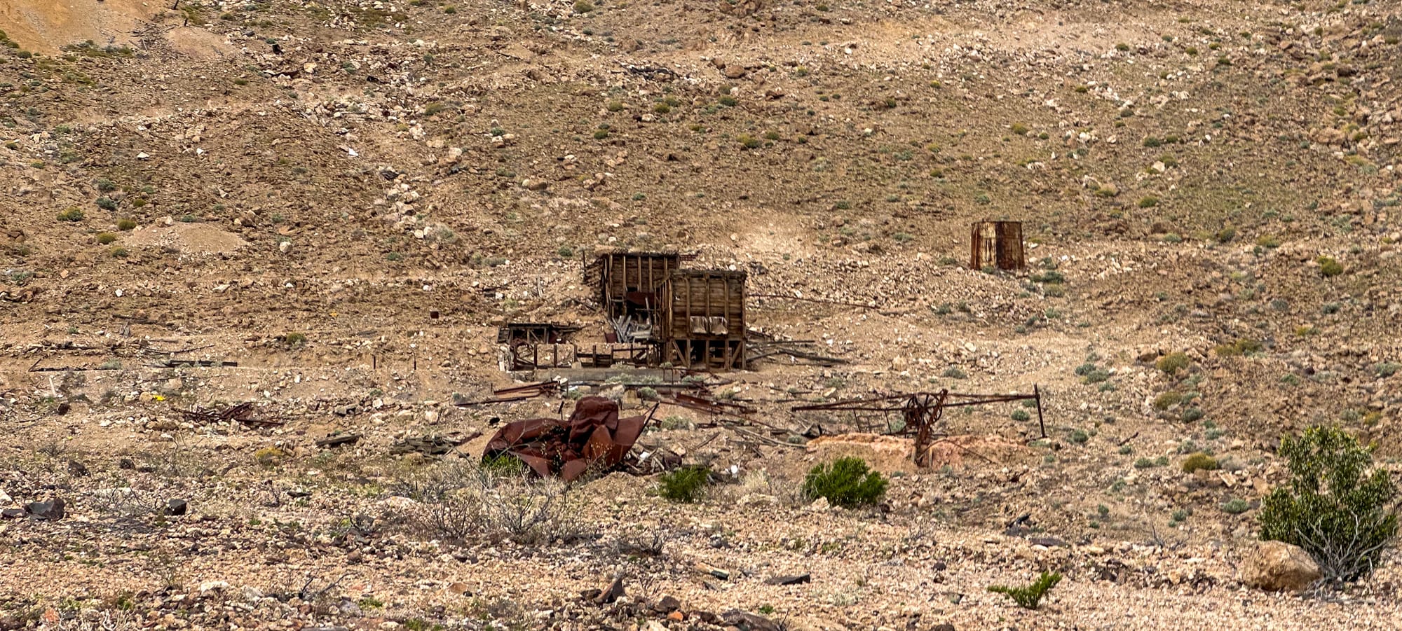 Rainy day at the Queen of Sheba Mine