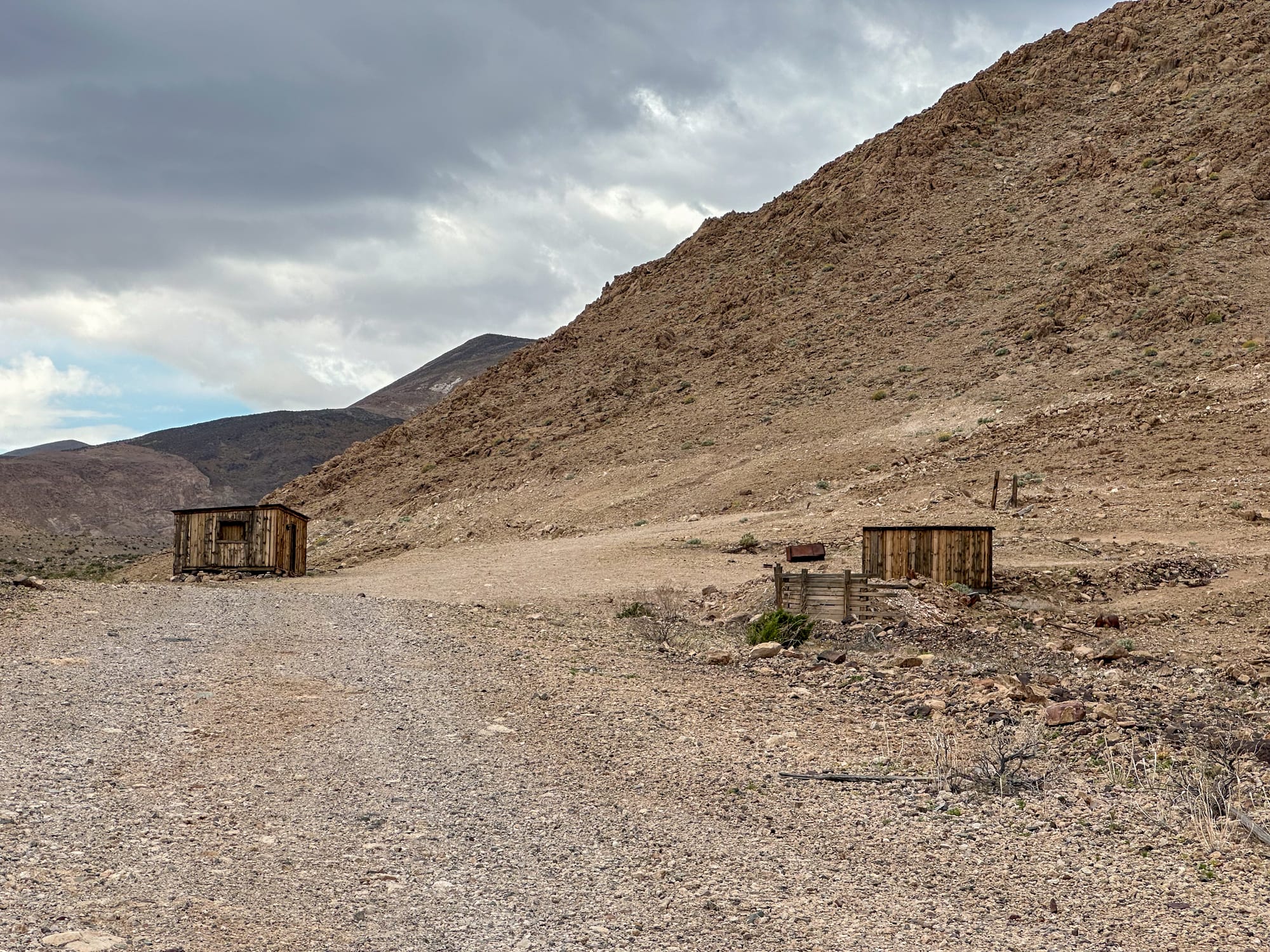 Rainy day at the Queen of Sheba Mine