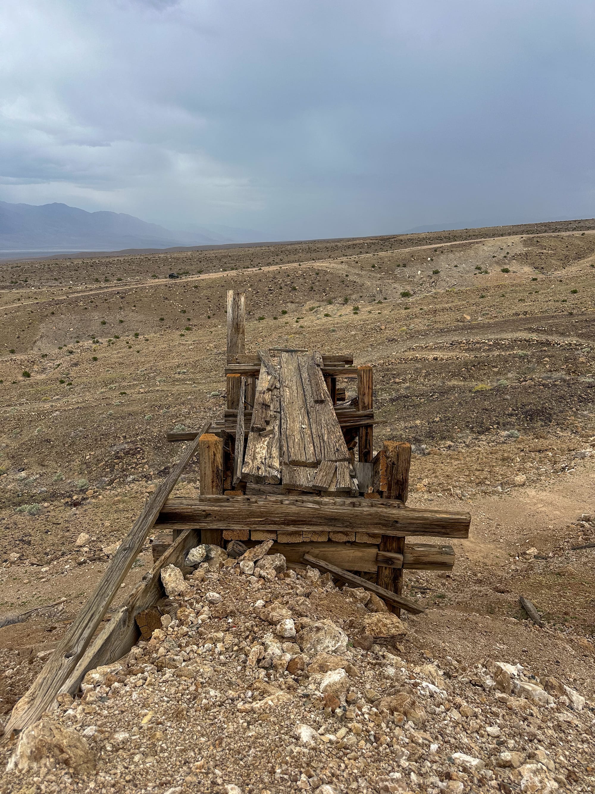 Rainy day at the Queen of Sheba Mine